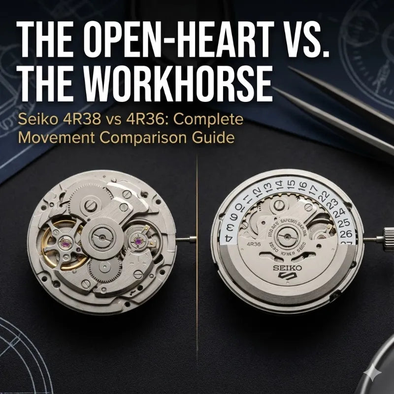 Seiko 4R38 vs 4R36: Open-Heart Movement Differences USAMODWATCH
