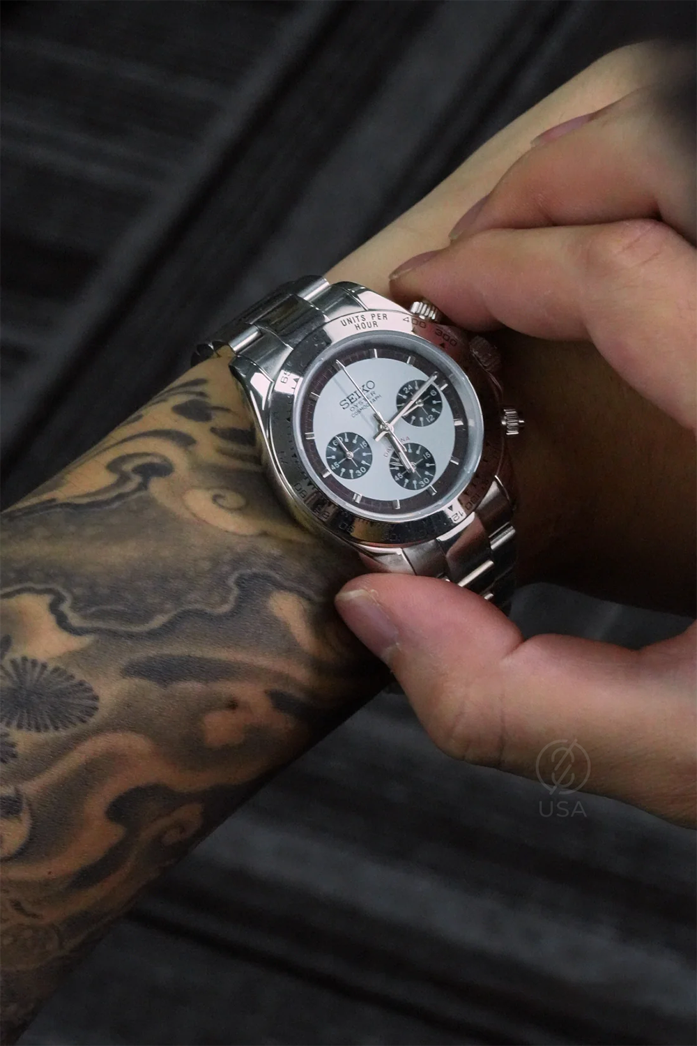 Mod Daytona Silver Ceramic Panda