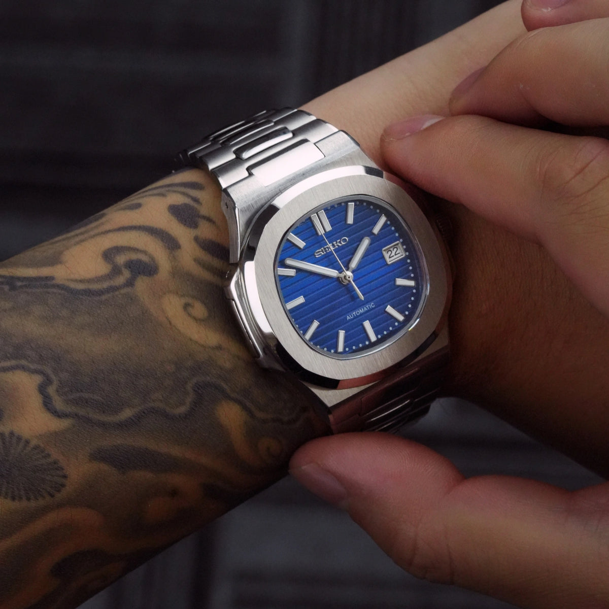 Mod Nautilus Silver Blue