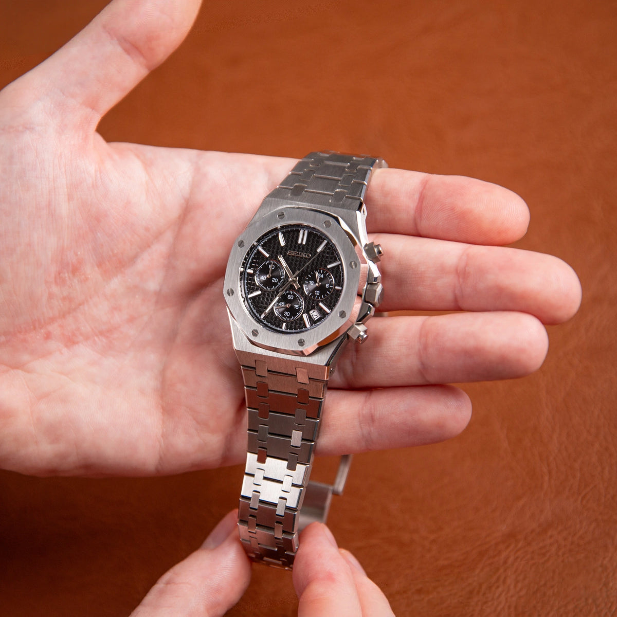 Mod Royal Oak Black Chronograph