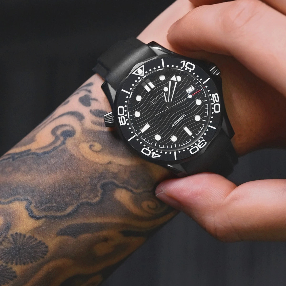 Mod Seamaster Black Wave II