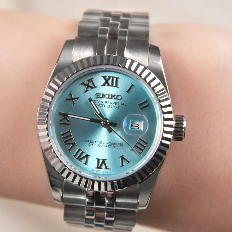 Mod Datejust Roman Sky Blue - 31mm - SKYRIM WRIST