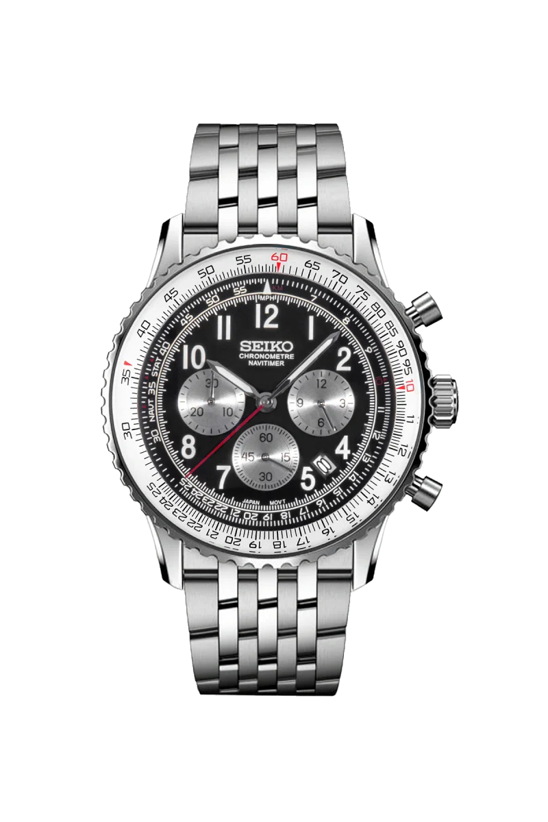 Mod Navitimer Black - SKYRIM WRIST