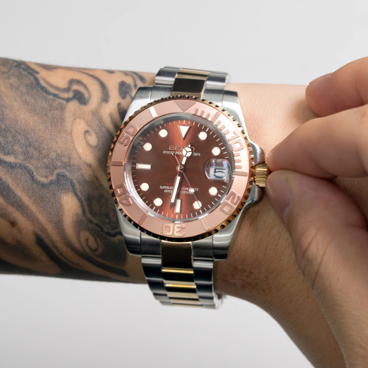 Mod Yacht-Master Two-Tone Rose Gold