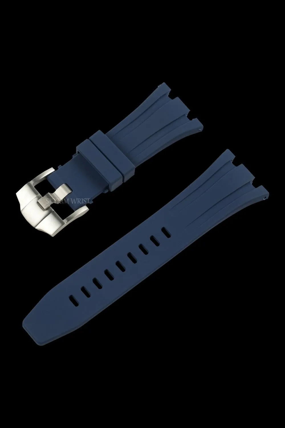 Royal Oak Rubber Strap - Silver Buckle by SKYRIM SEIKOMOD