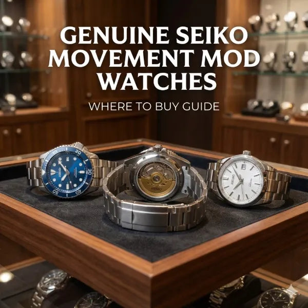 Genuine Seiko Movement Mod Watches: Where to Buy Guide USAMODWATCH