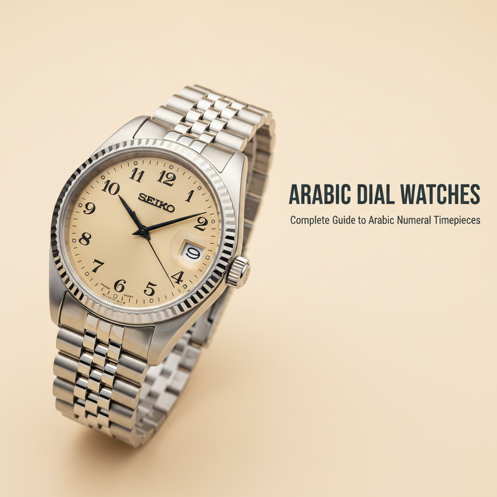 Arab Watch Guide Arabic Dial Watches: Complete Guide to Arabic Numeral Timepieces ...