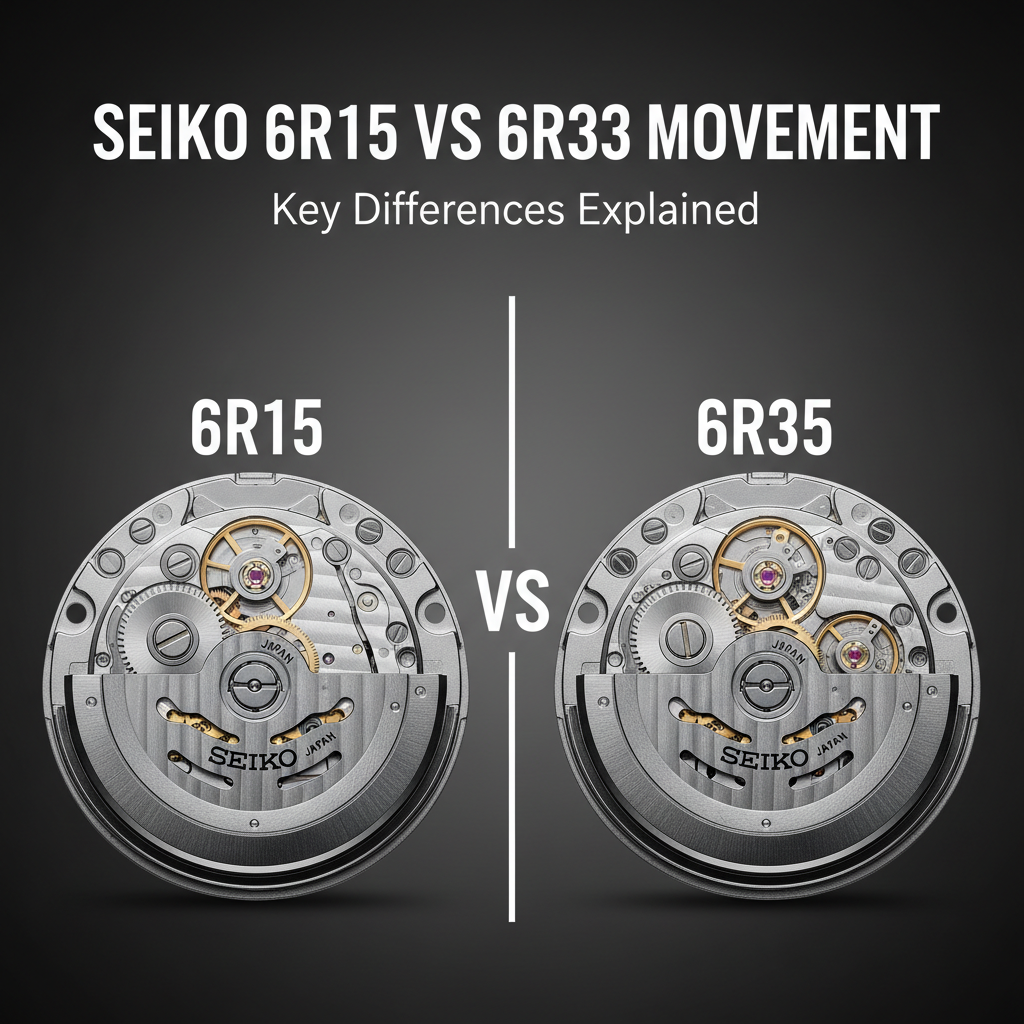 Seiko 6R15 vs 6R35 Movement: Key Differences Explained USAMODWATCH