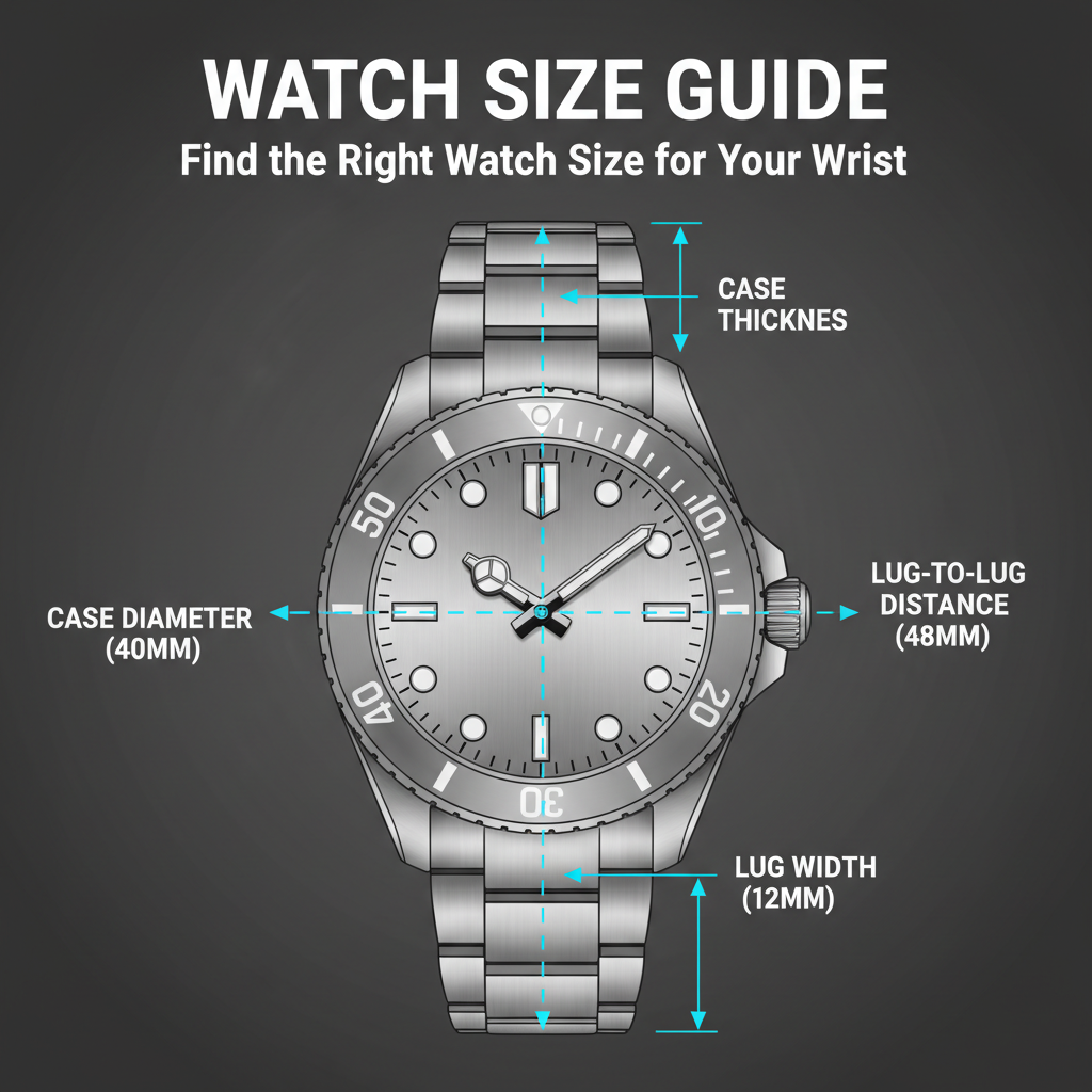 Watch Size Guide: Find the Right Watch Size for Your Wrist USAMODWATCH