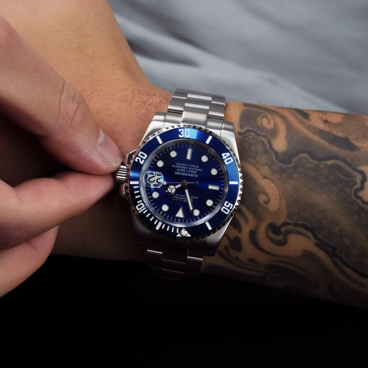 Mod Submariner Blue