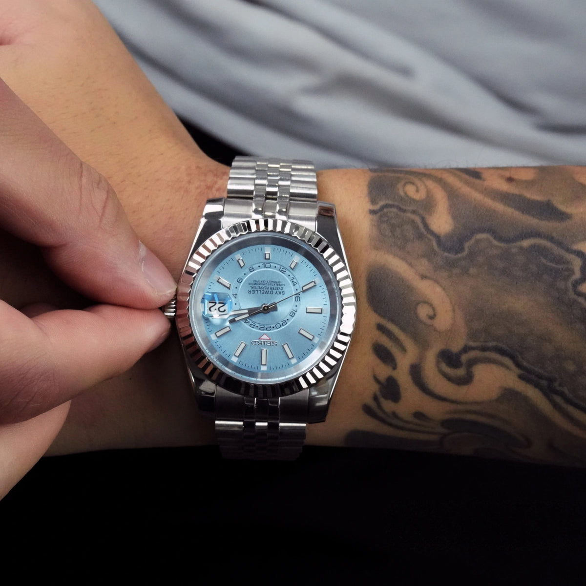 Mod Sky-Dweller Sky Blue