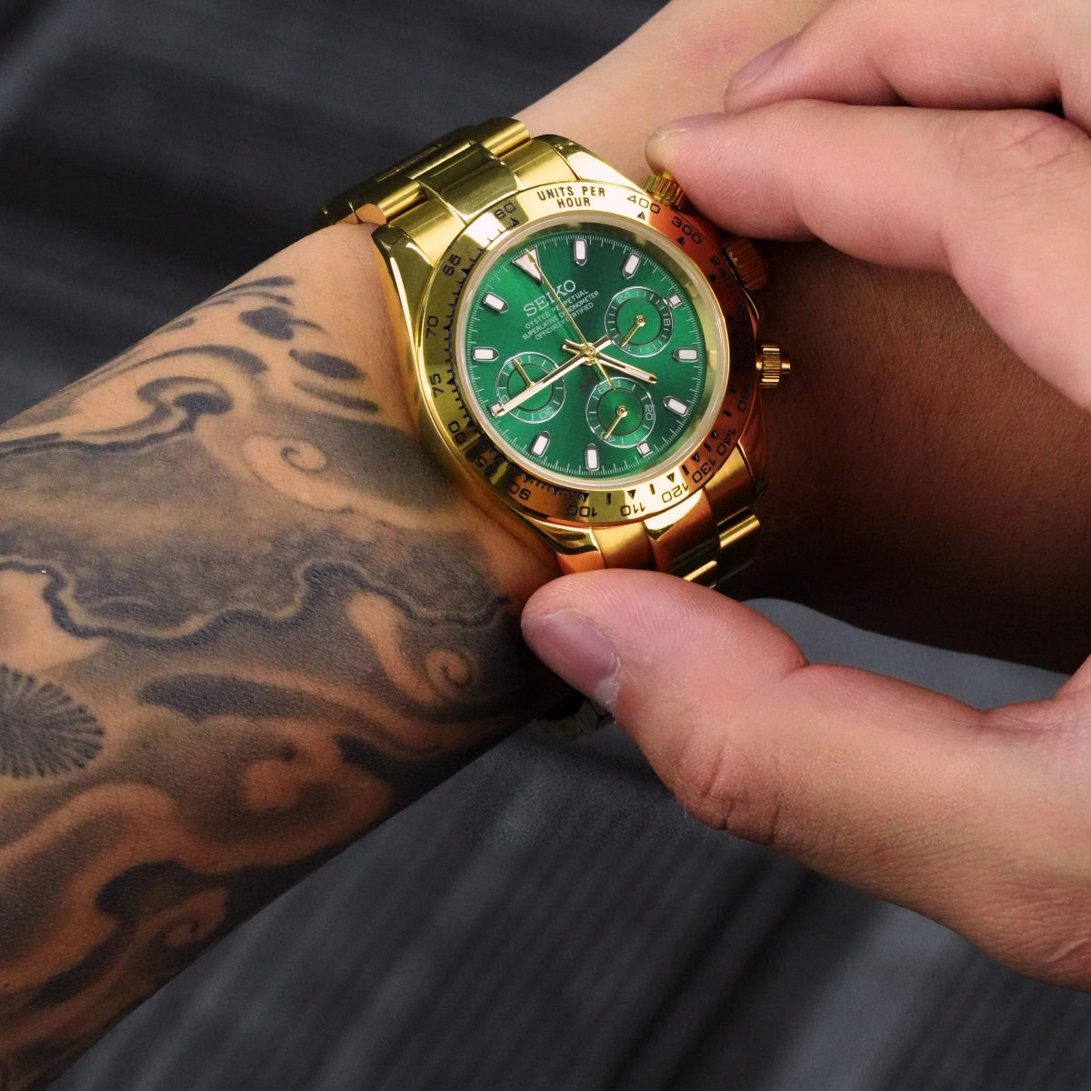 Mod Daytona Gold Green