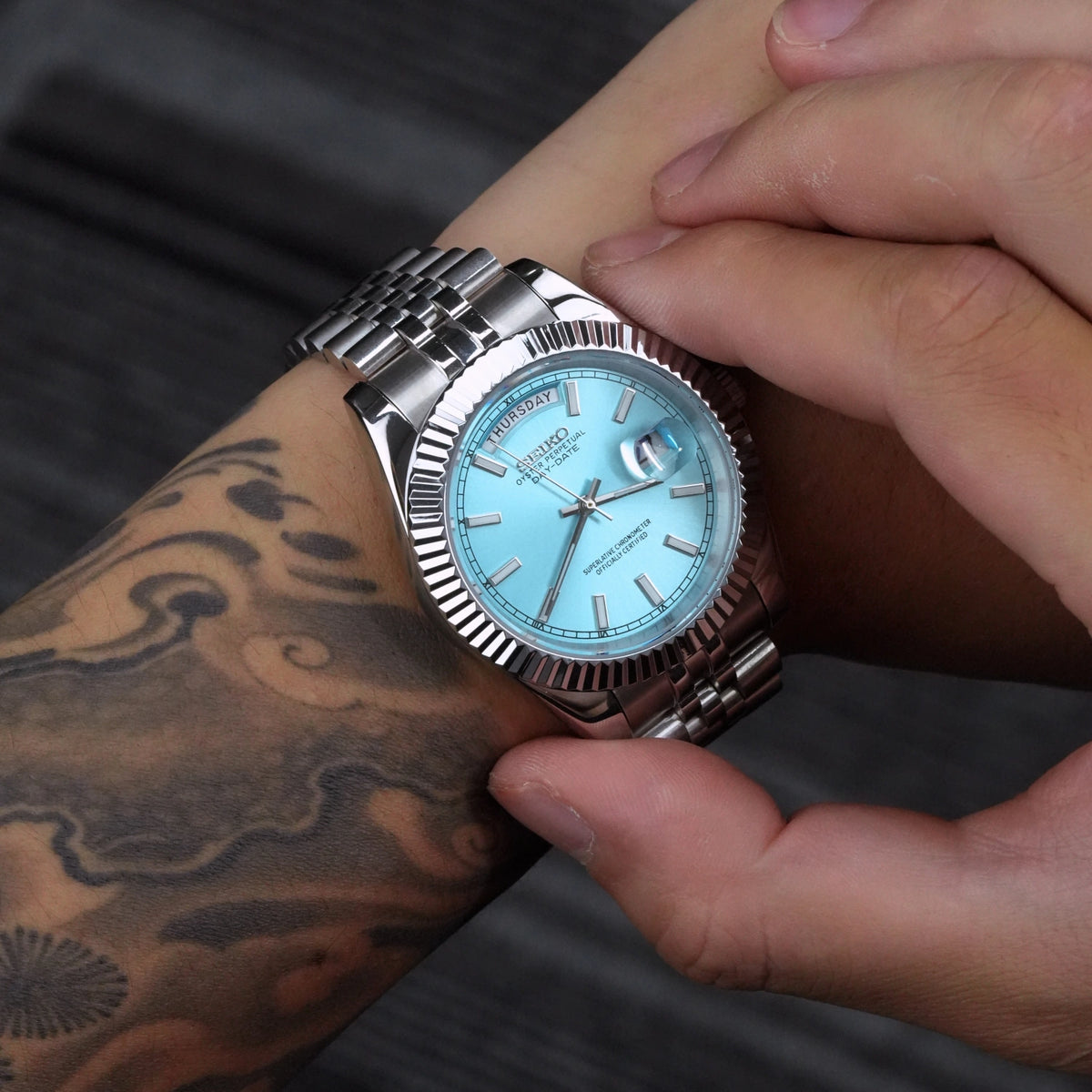 Mod Day-Date Sky Blue