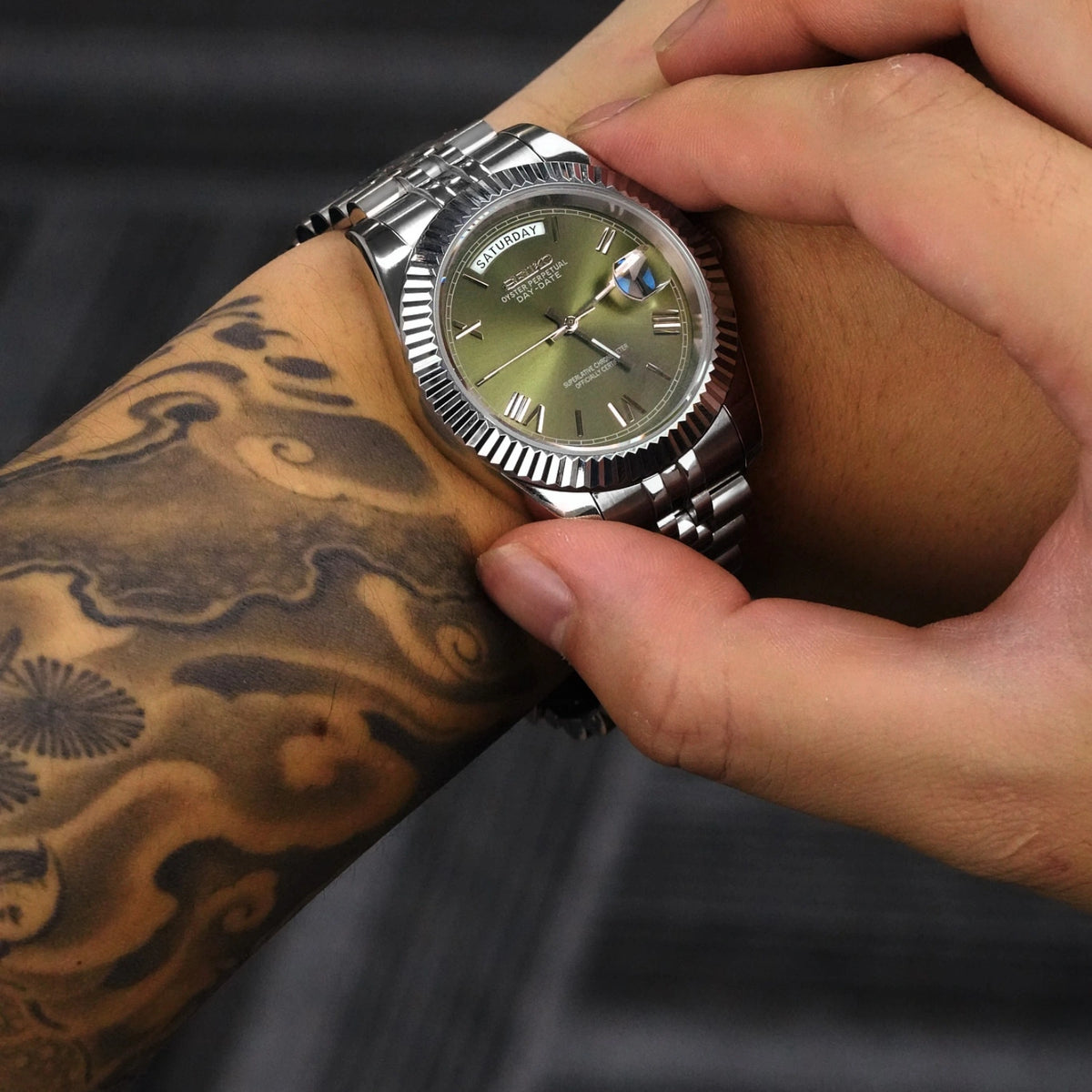 Mod Day-Date Green