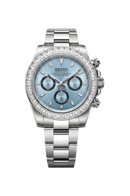Mod Daytona Silver Ice Blue Diamond