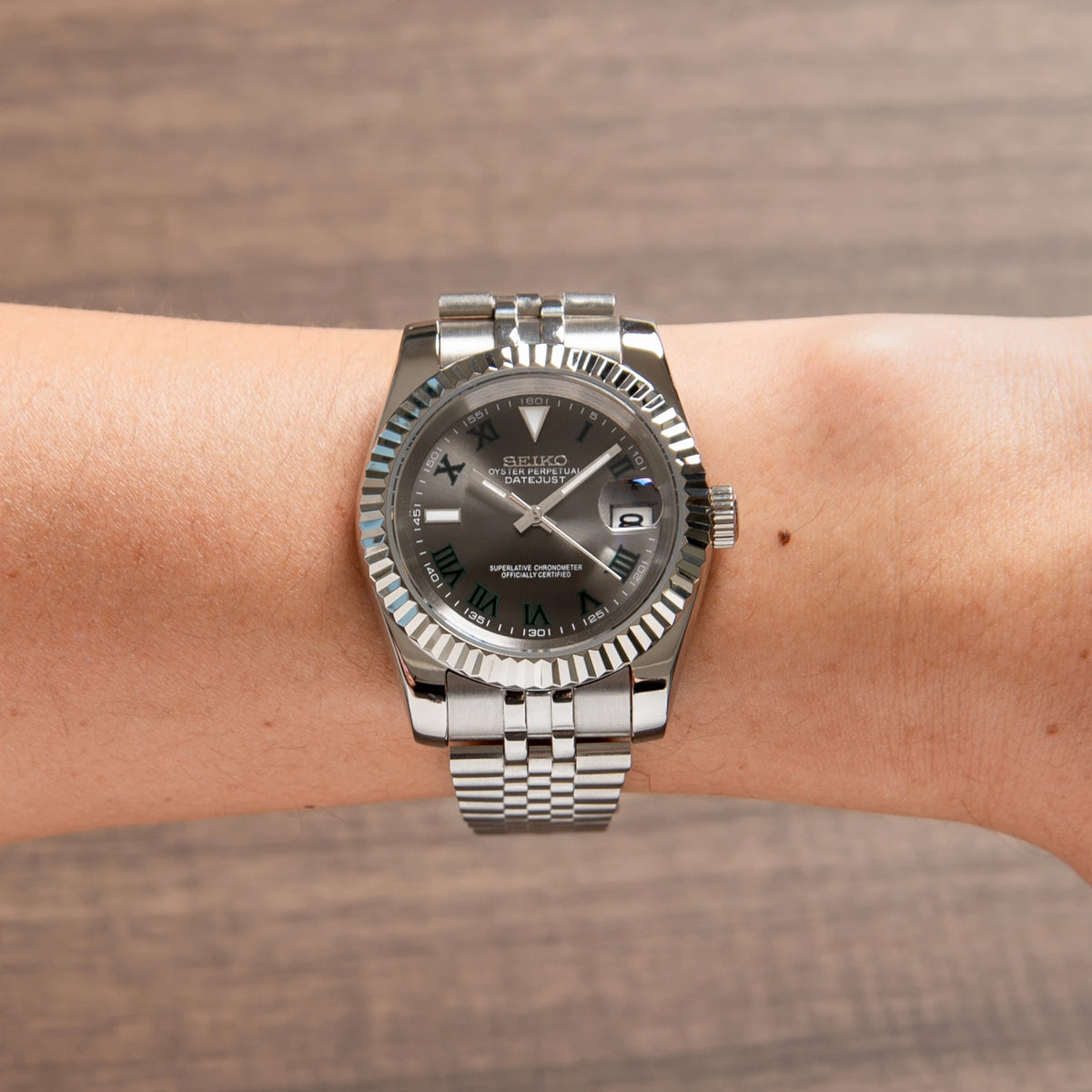 Mod Datejust Wimbledon Gray