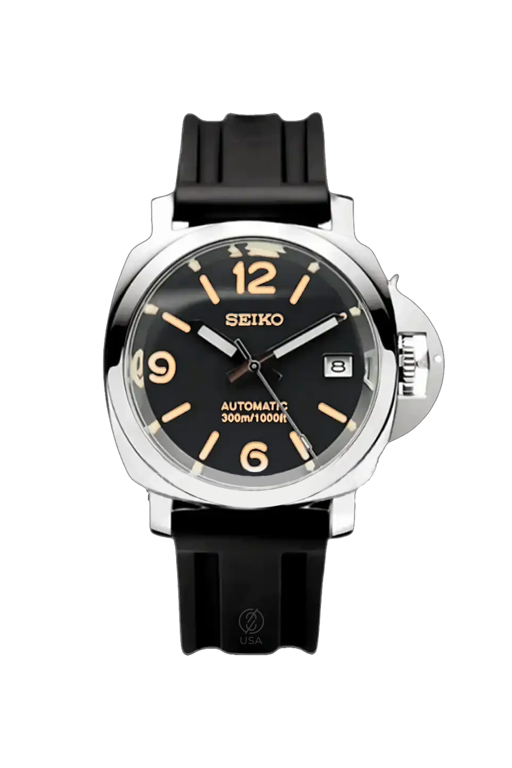 Mod Luminor Black II USAMODWATCH